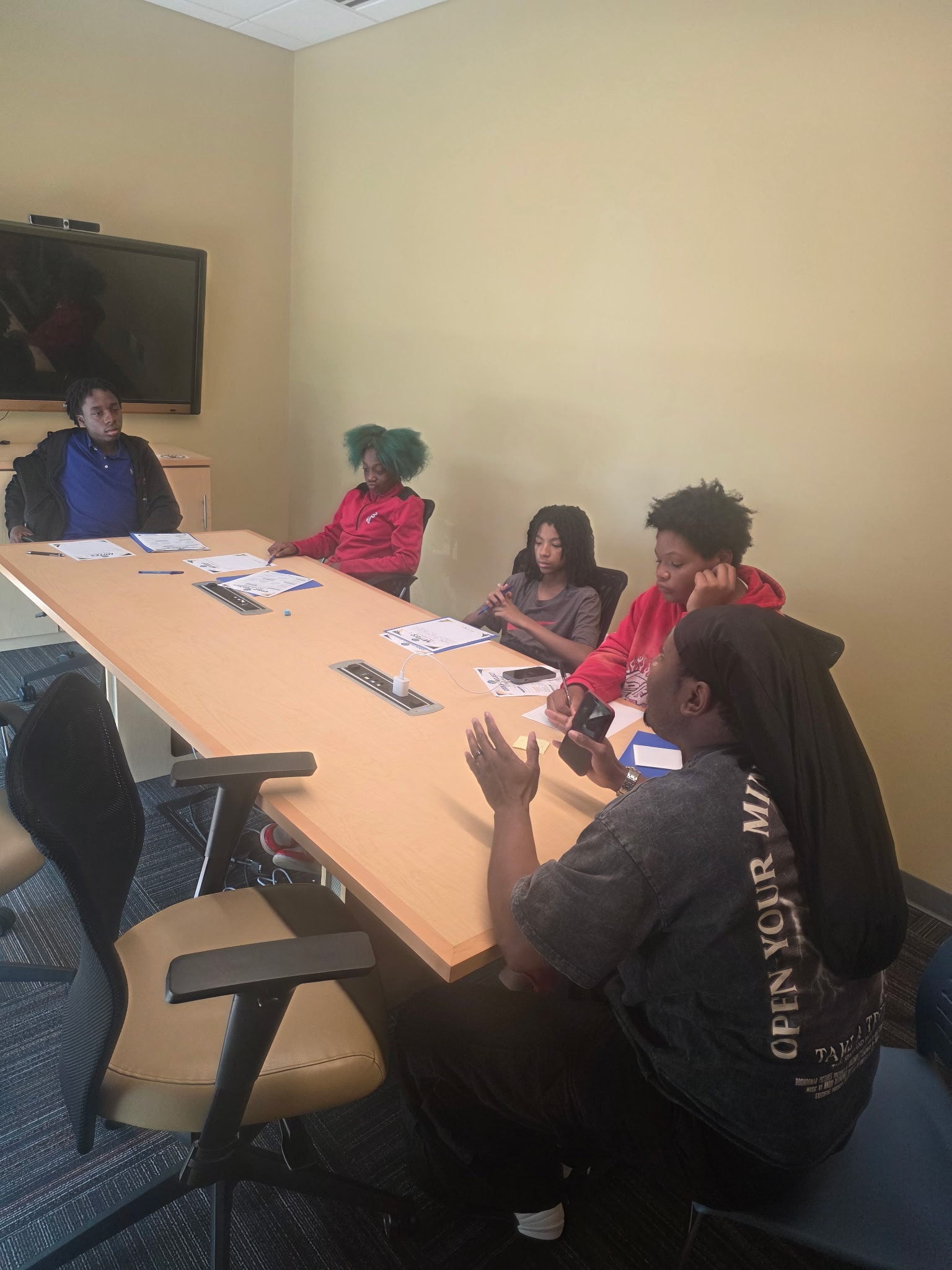 Young person receiving career mentorship and guidance